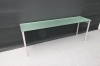 Bureautafel BULO MT in gerookt glas 65265