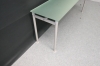 Bureautafel BULO MT in gerookt glas 65266