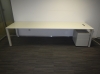 Bureau Pami 2700 x 900 grijs-wit 65992