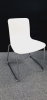 Chaise visiteur design Vitra HAL Blanc (occasion) 67527