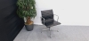 VITRA ALU CHAIR EA 108 in leder (refurbished2e hands) 68452