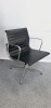 VITRA ALU CHAIR EA 108 in leder (refurbished2e hands) 68455