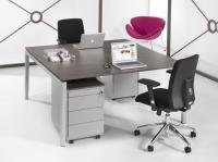 Table de bureau / réunion Quartet Alu 160x160cm