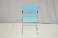 Chaise fil design Casala Curvy Blue