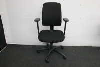 Chaise de bureau ergonomique Drisag React Noir