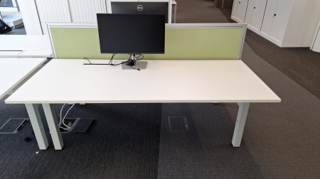 Espace de travail DUO PAMI 1800 x 1700 blanc