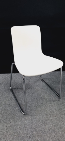 Chaise visiteur design Vitra HAL Blanc (occasion)