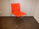 Chaise de cantine Steelcase rouge